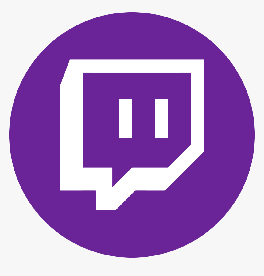 Circle Twitch Logo Transparent, HD Png Download, Free Download