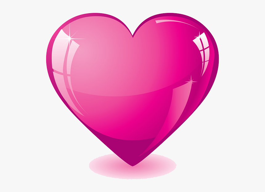 Heart Pink Stock Photography Clip Art - Hot Pink Heart Emoji, HD Png Download, Free Download