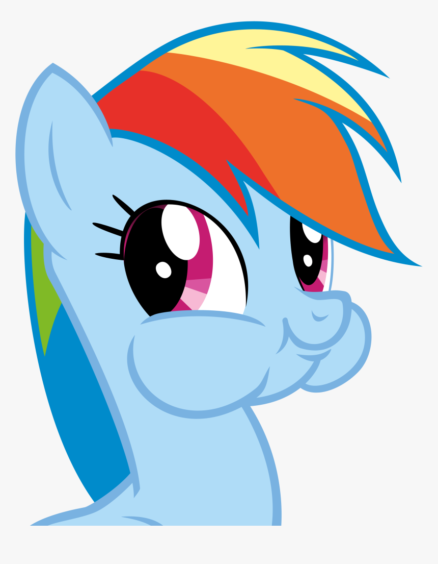 Rainbow Dash Close Up, HD Png Download, Free Download