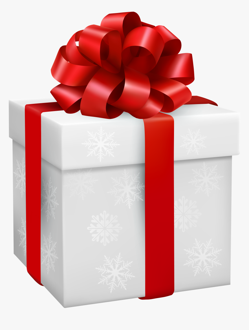 Gift Box With Snowflakes Png Clipart, Transparent Png, Free Download