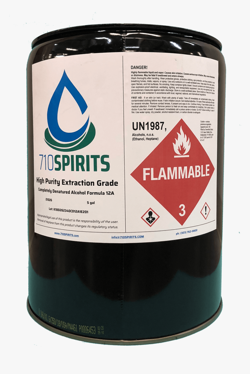 High Purity Extraction Grade 710 Spirits 5 Gallon Cubitainer - Bahan Bakar Cair Mudah Terbakar, HD Png Download, Free Download