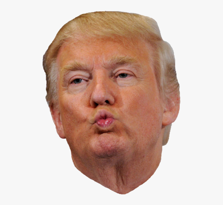 Donald Trump Head Kiss Png - Thanks For Watching Donald Trump, Transparent Png, Free Download