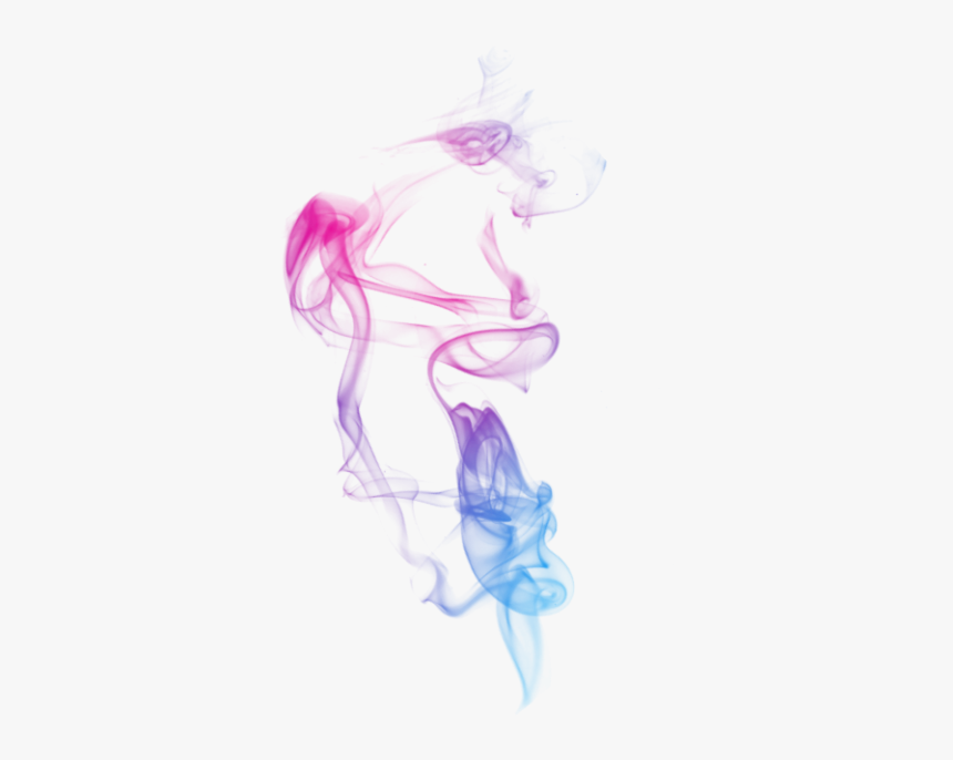 Transparent Colourful Smoke - Colour Cigarette Smoke Png, Png Download, Free Download