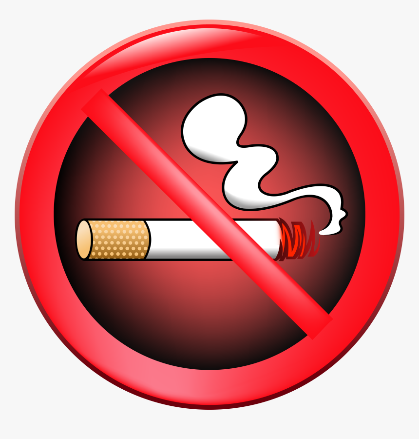 Smoking Ban Sign Clip Art - No Smok, HD Png Download, Free Download