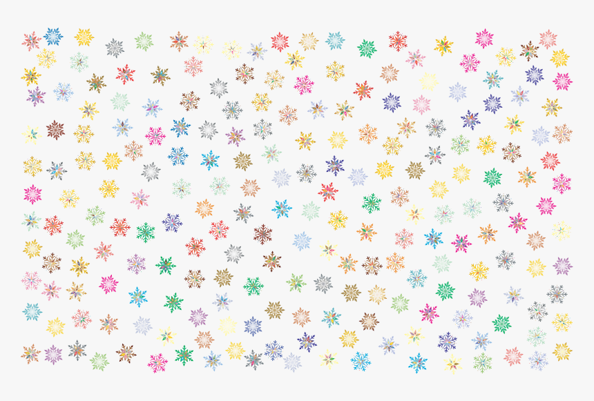 Snowflakes Background Png - Motif, Transparent Png, Free Download