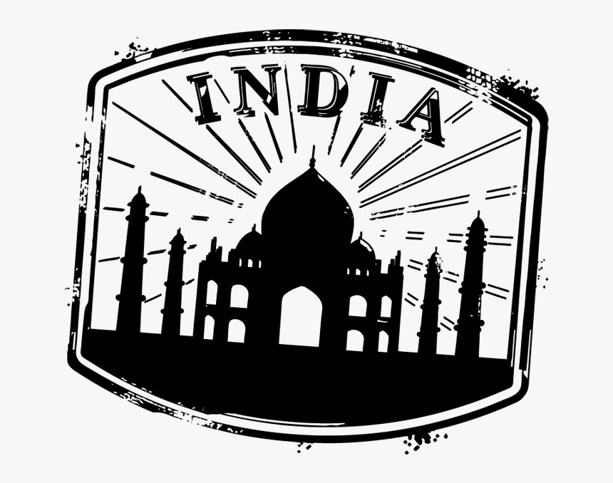 India Travel Stamp Png, Transparent Png, Free Download