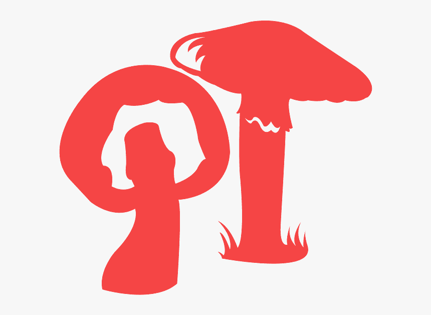 Mushroom Silhouette Vector, HD Png Download, Free Download