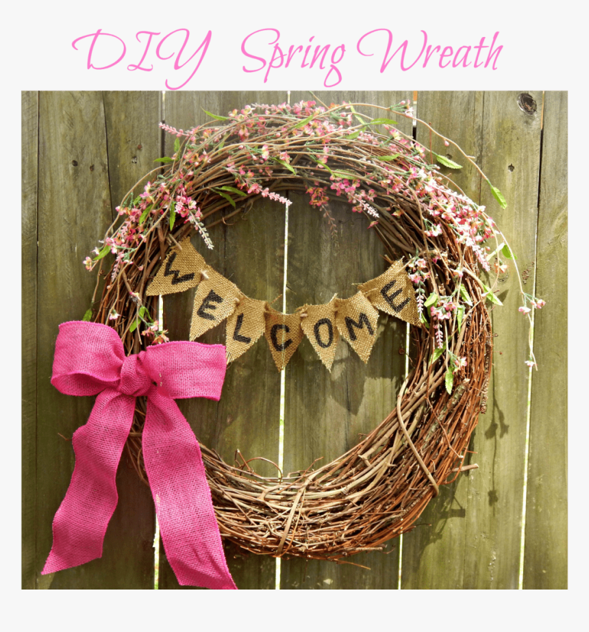 Grapevine Wreath, Wreath, Diy Wreath, Spring Wreath, - Wreath, HD Png Download, Free Download