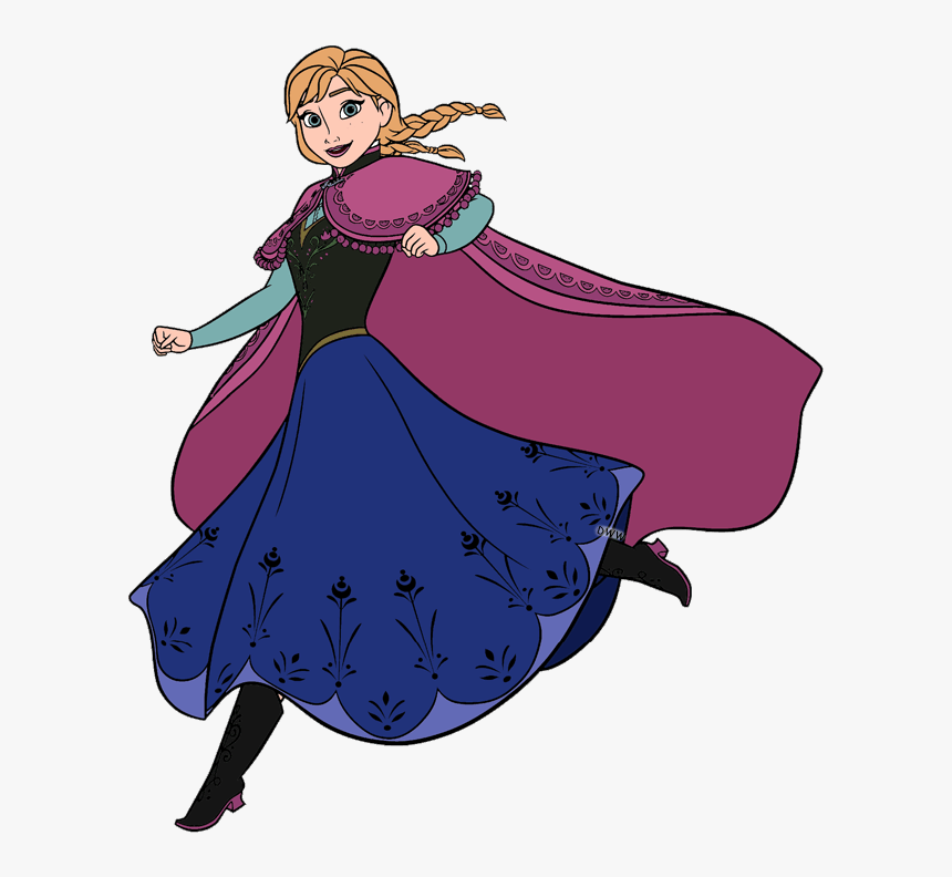 Frozen Anna Png Clipart , Png Download - Anna From Frozen Running, Transparent Png, Free Download