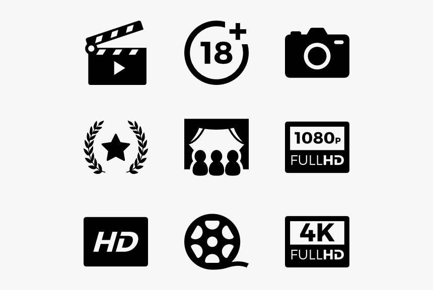 Cinematography - Movie Icons Png, Transparent Png, Free Download