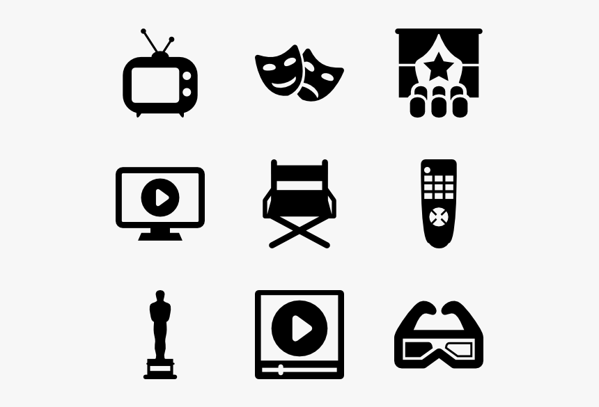 Movies - Movie Icons Png, Transparent Png, Free Download