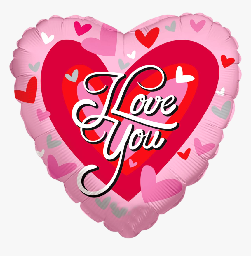 I Love You Pink Png Image - Love You Heart Png, Transparent Png, Free Download