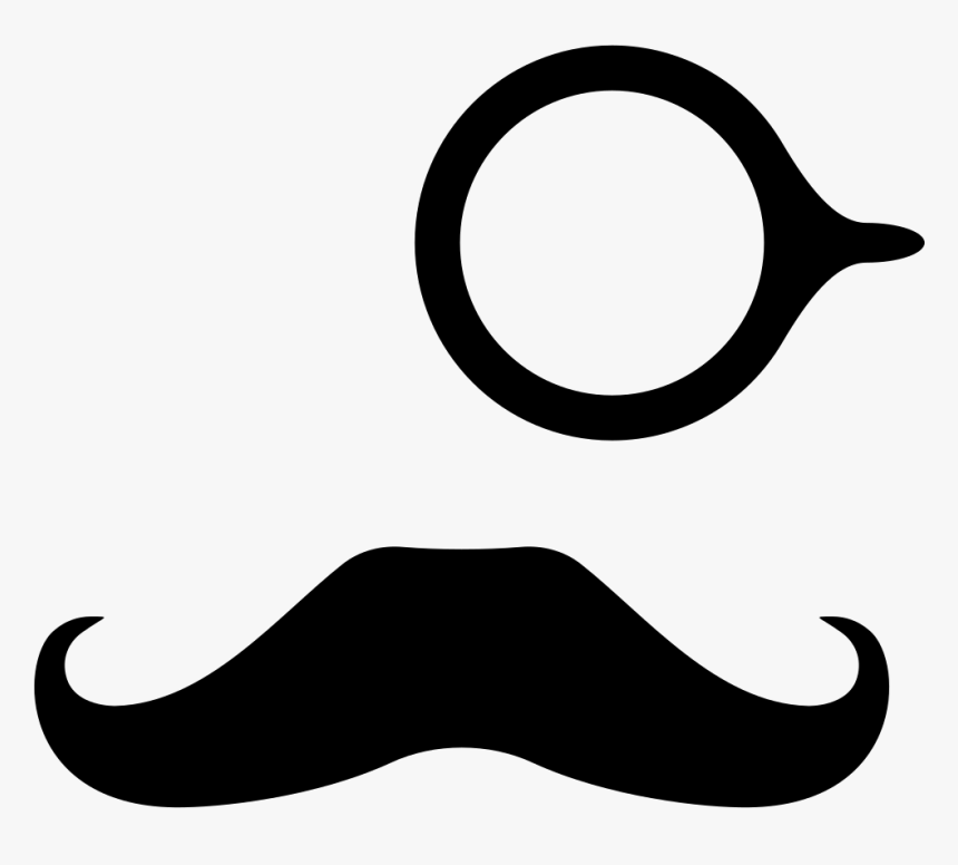 Monocle And Mustache - Monocle And Mustache Png, Transparent Png, Free Download