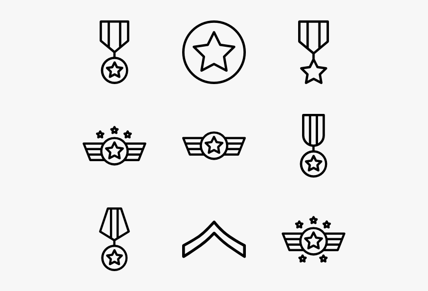 Military Ranks - Draw A Cute Robot, HD Png Download, Free Download