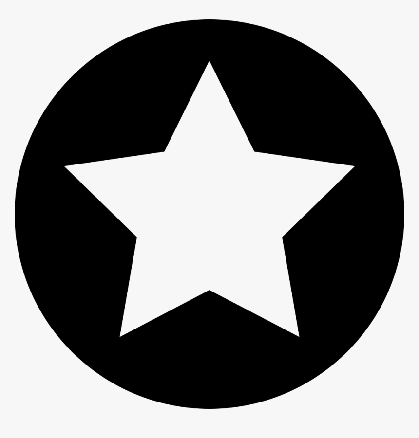 Circle Star - Star In Circle Icon Png, Transparent Png, Free Download