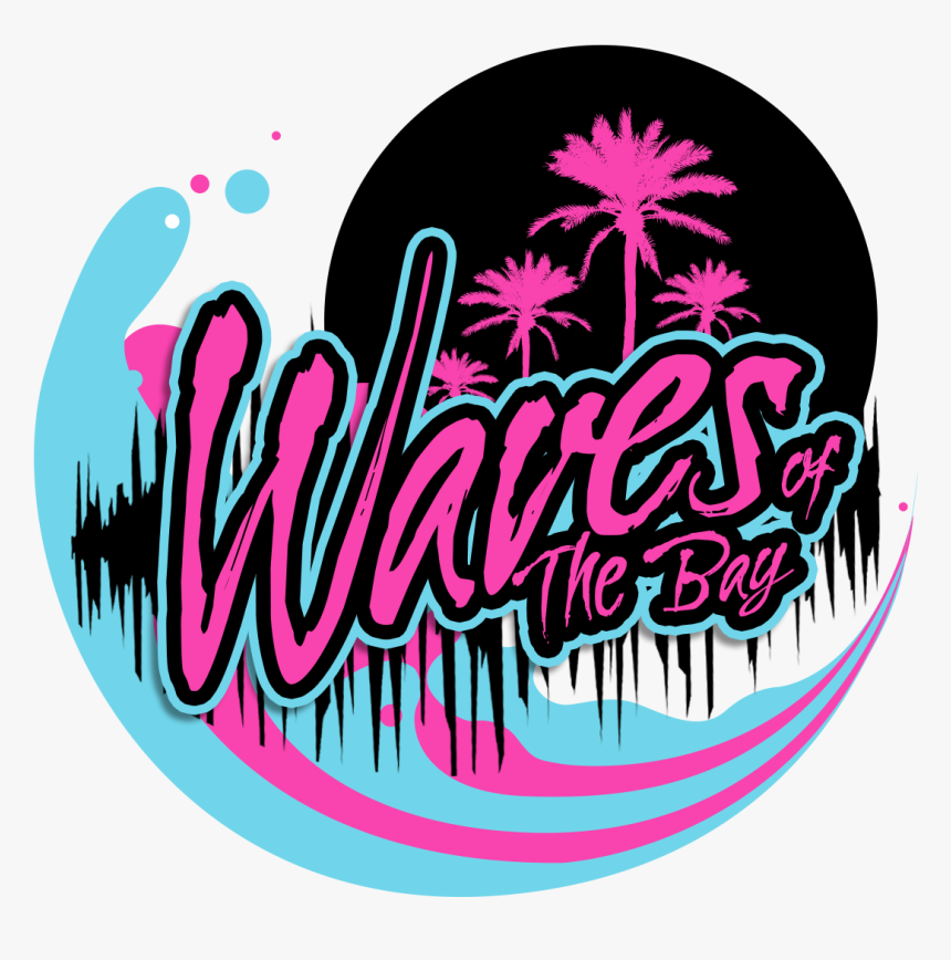 Waves From The Bay Black Logo - Graphic Design, HD Png Download, Free Download