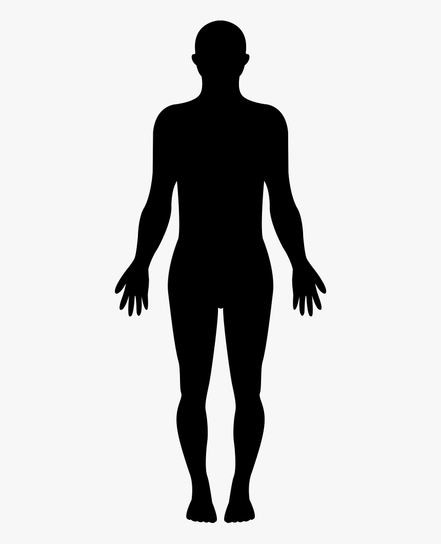 Standing Human Body Silhouette Svg Png Icon Free Download - Human Body Silh...