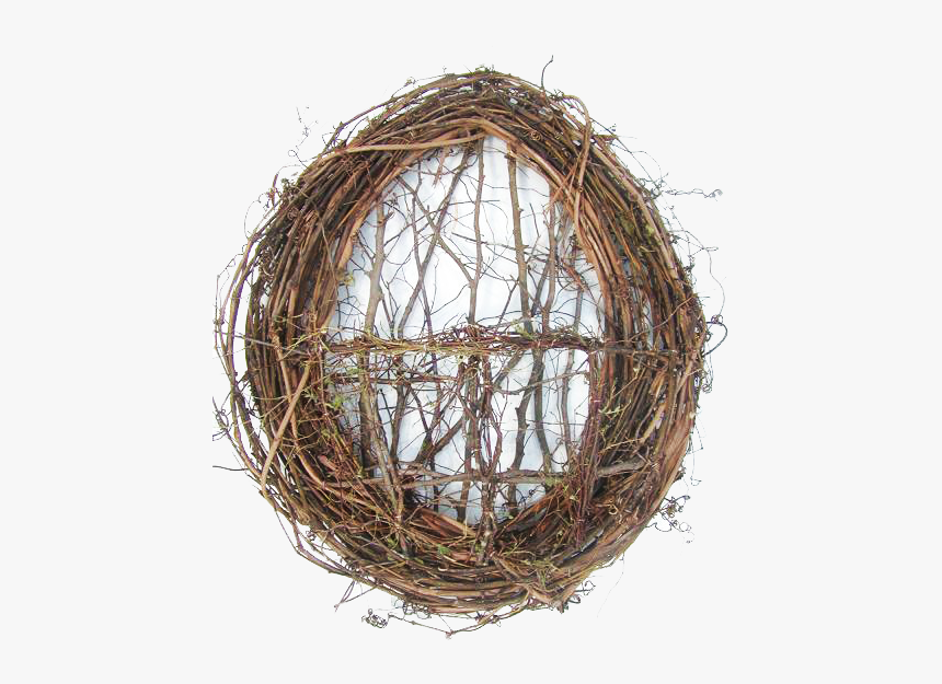 Rustic Twig Wreath Png - Circle, Transparent Png, Free Download