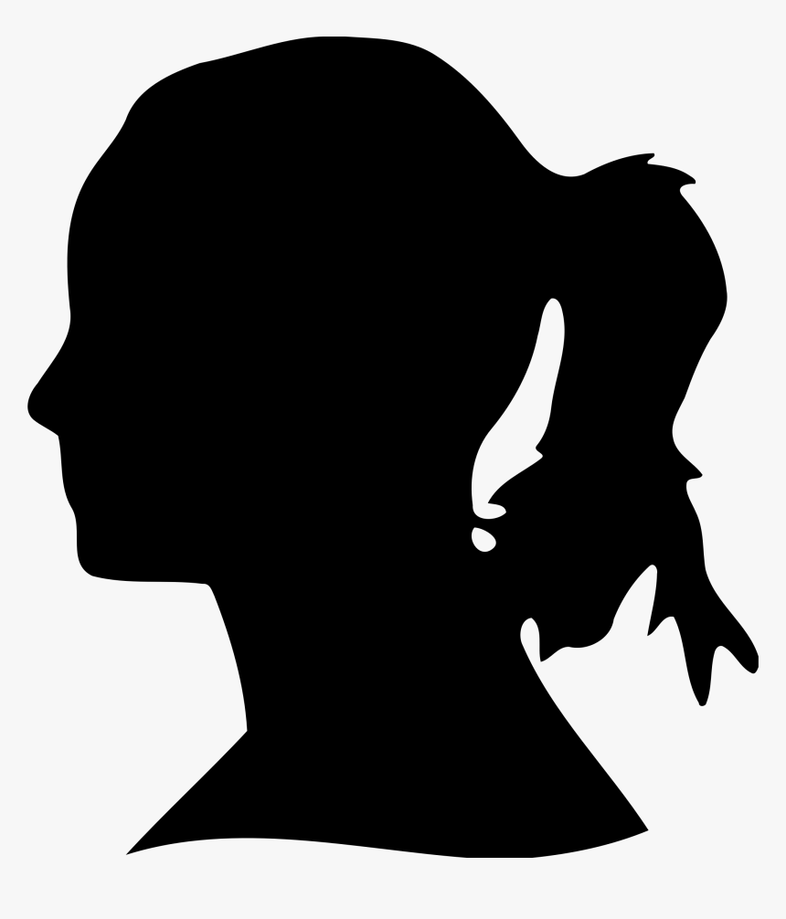 Woman"s Head Silhouette 4 Icons Png - Woman's Head Silhouette Png, Transparent Png, Free Download