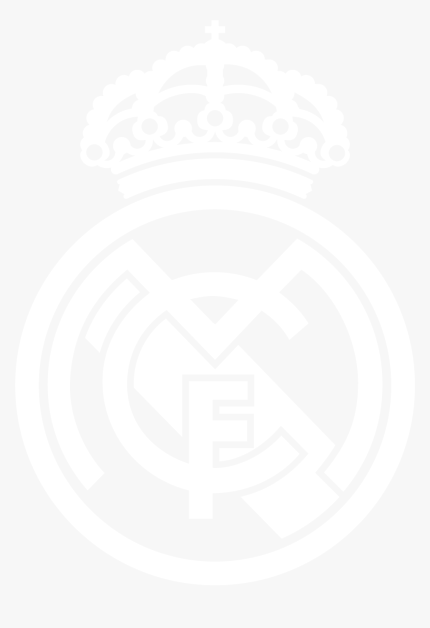 Logo - Real Madrid White Logo Png, Transparent Png, Free Download