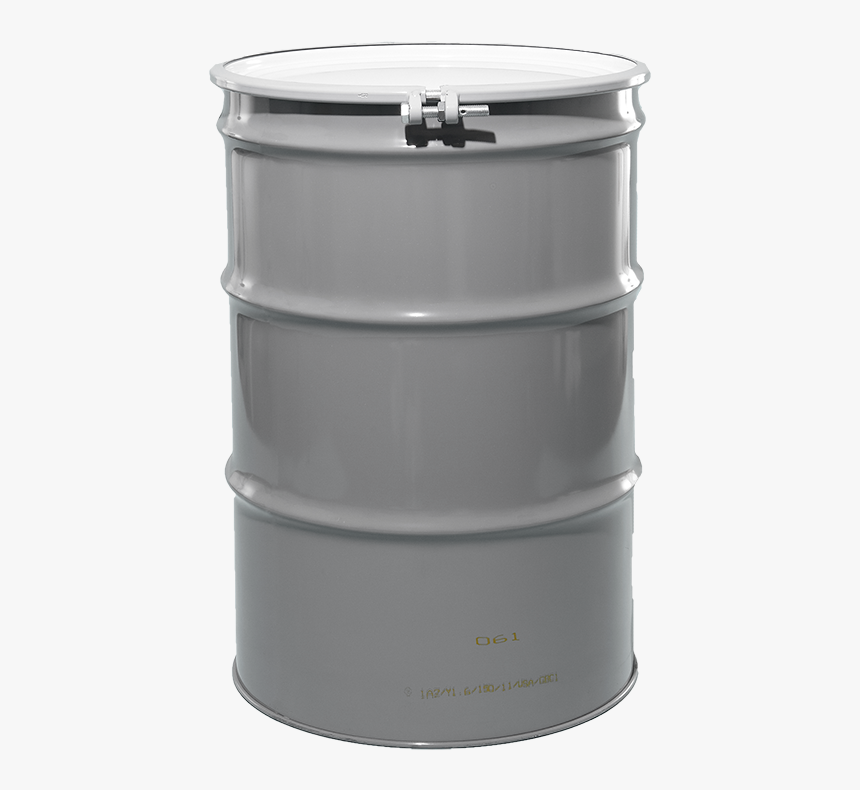 55 Gallon Grey Open Head Unlined Steel Drum - Marching Percussion, HD Png Download, Free Download