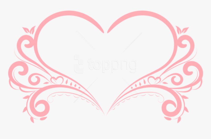 Free Png Heart Decorative Png - Transparent Decorative Shape Clipart Heart, Png Download, Free Download