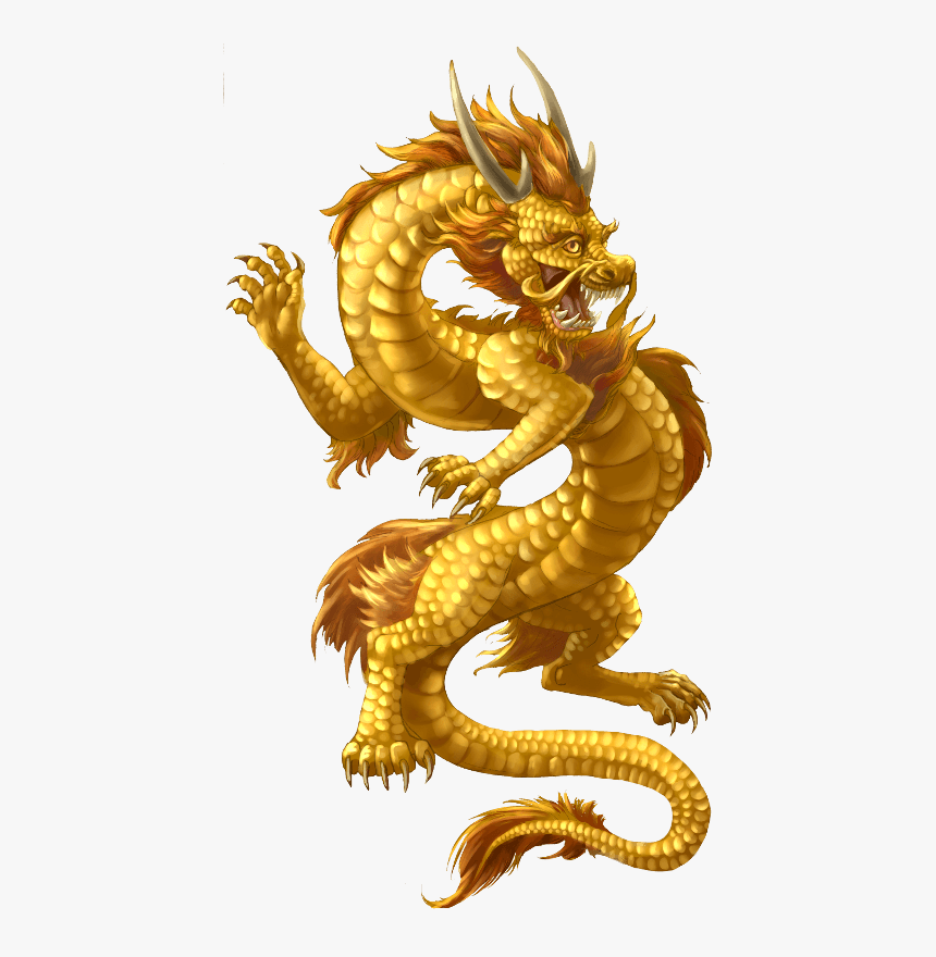 Chinese Dragon Gold - Chinese Dragon No Background, HD Png Download, Free Download