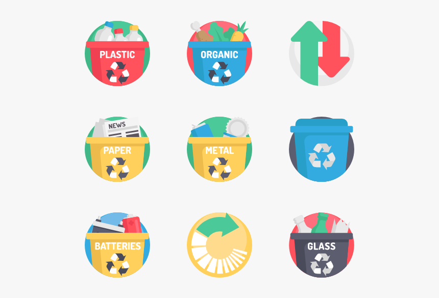 Recycle - Recycling Icons Png, Transparent Png, Free Download