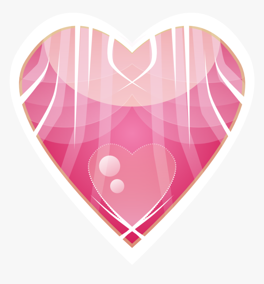 Abstract Heart Pink Png - Heart, Transparent Png, Free Download