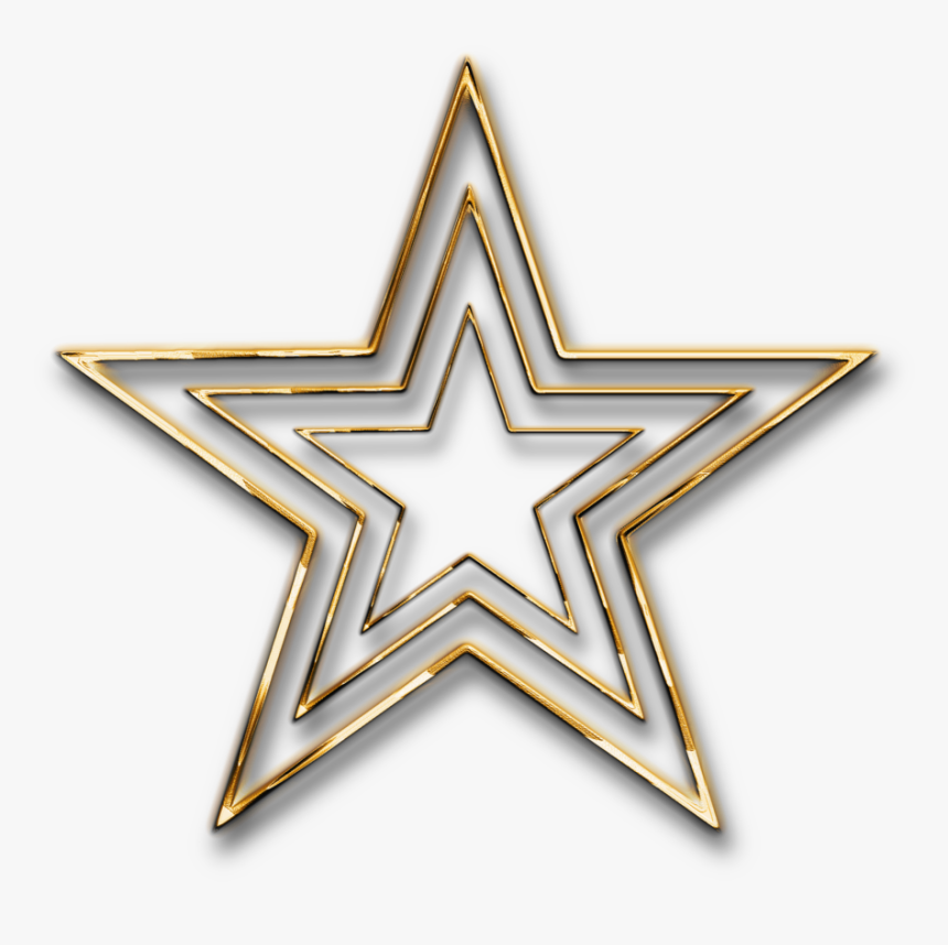 Star Png Forgetmenot Golden Stars - Star Logo Png 3d, Transparent Png, Free Download