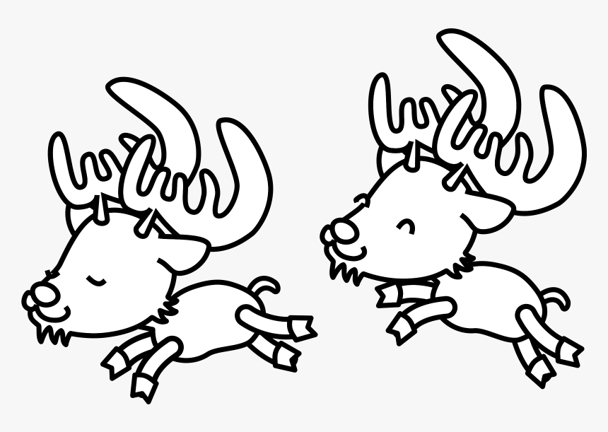 Featured image of post Reindeer Clipart Black And White On our site you can download all clipart for free and without registration