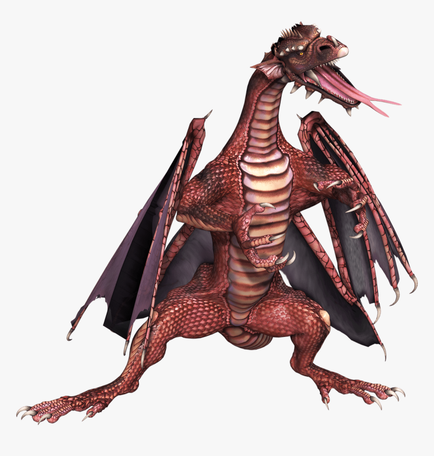 Dragon Standing Up - Standing Dragon Png, Transparent Png, Free Download