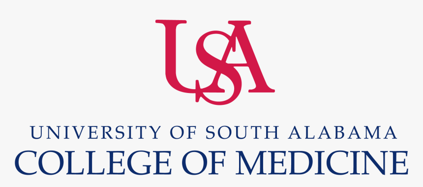 Usa College Of Medicine Centered - Usa University Of South Alabama Logo, HD Png Download, Free Download