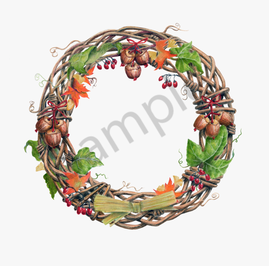 Great Wreath For Mabon - Wreath, HD Png Download, Free Download