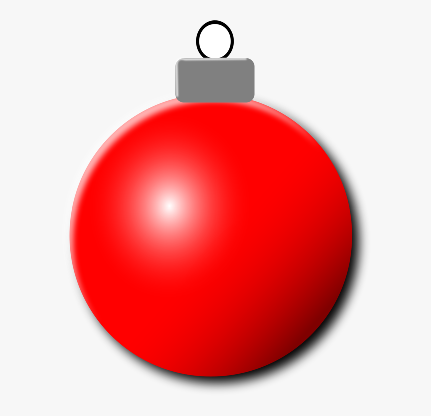 Red Christmas Ornament Png - Red Christmas Ornament Transparent, Png Download, Free Download