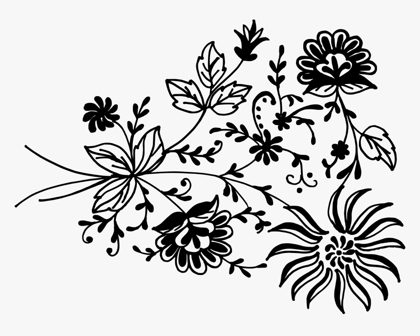 Ornaments Flower Png, Transparent Png, Free Download