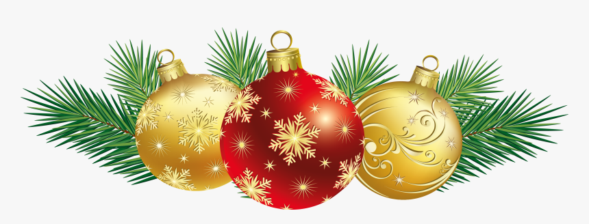 Red Christmas Ornament Png - Clip Art Christmas Decorations, Transparent Png, Free Download