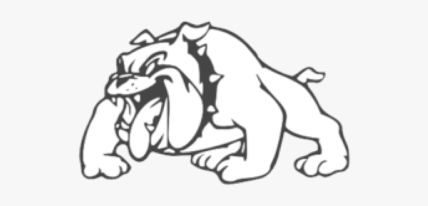 Georgia Bulldog Clipart Black And White Royalty Free - Transparent Background Bulldog Clip Art, HD Png Download, Free Download