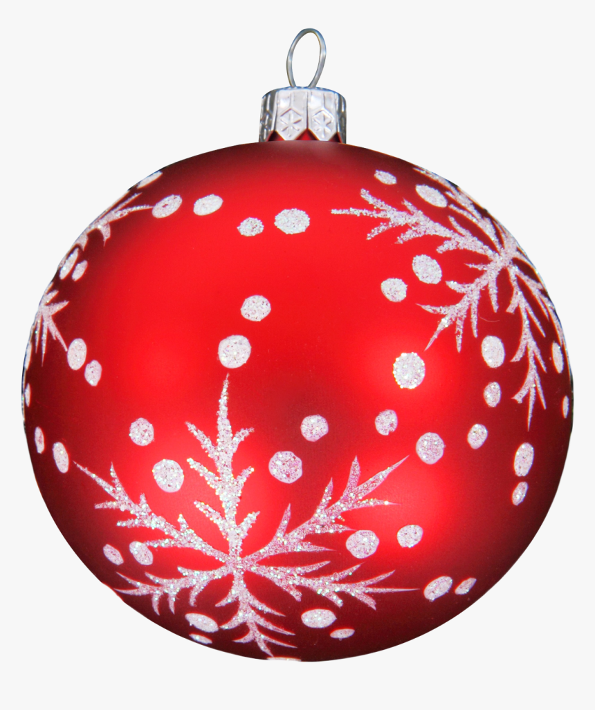 Red Christmas Ornament Png - Christmas Ball Png Transparent, Png Download, Free Download