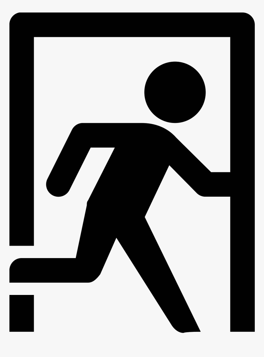 Emergency Exit Icon Png, Transparent Png, Free Download