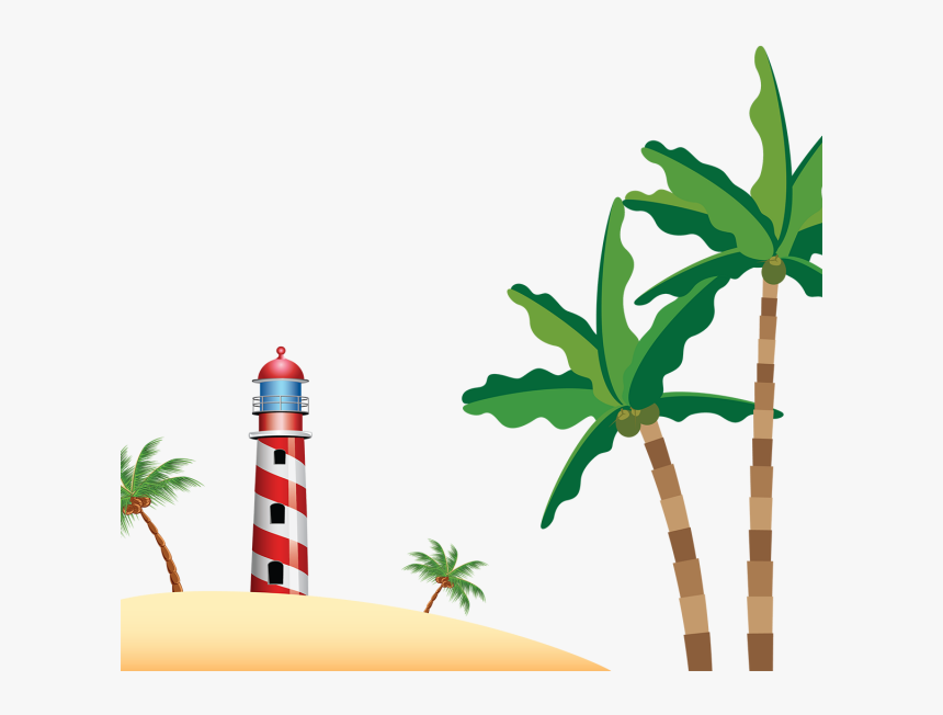 Transparent Beach Png Images - Lighthouse Beach Clipart, Png Download, Free Download