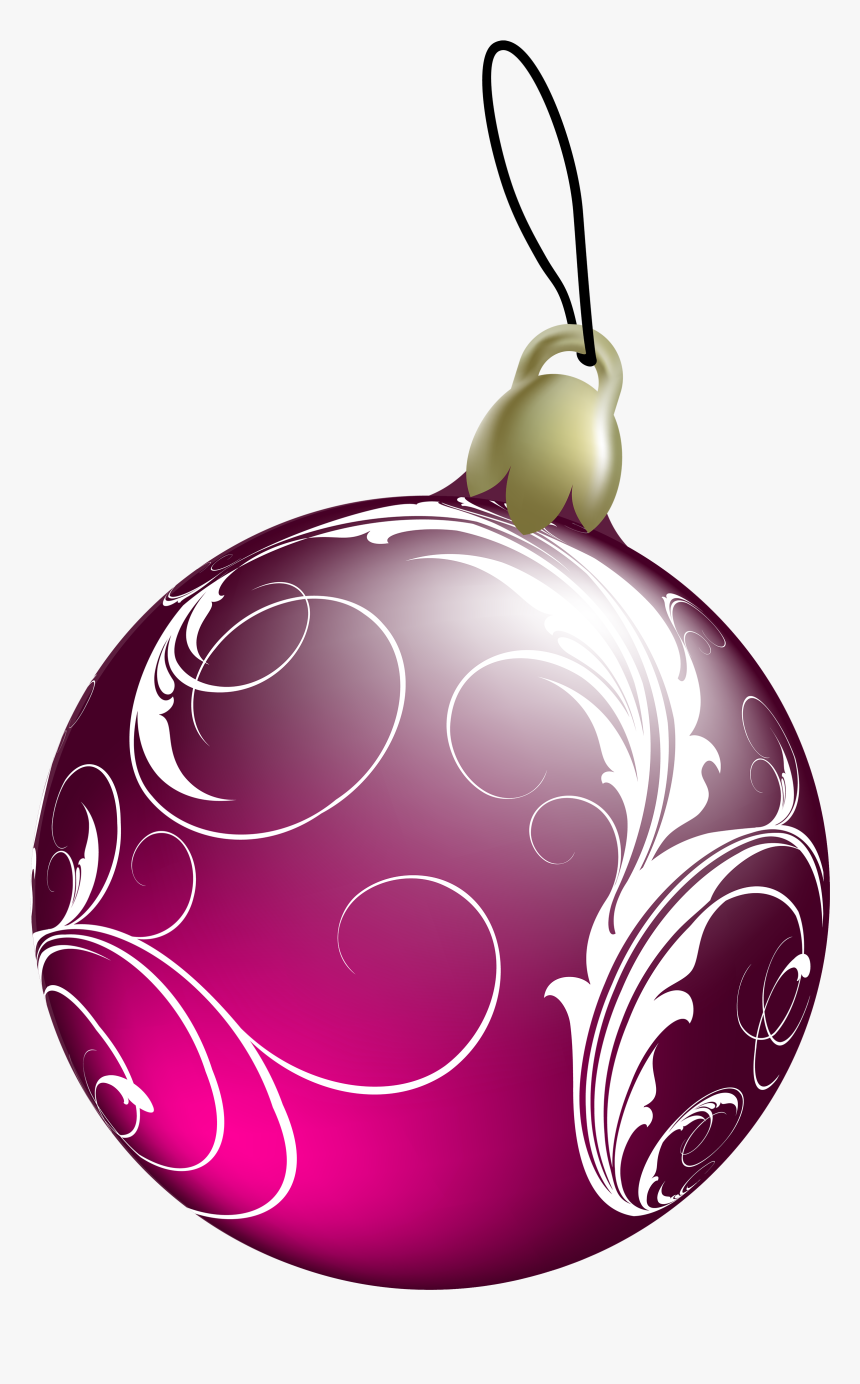 Transparent Christmas Ornament Clip Art - Christmas Ball Pink Png, Png Download, Free Download