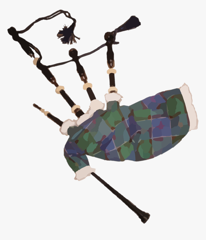 Bagpipes Clipart - Free Clipart Of Bagpipes, HD Png Download, Free Download