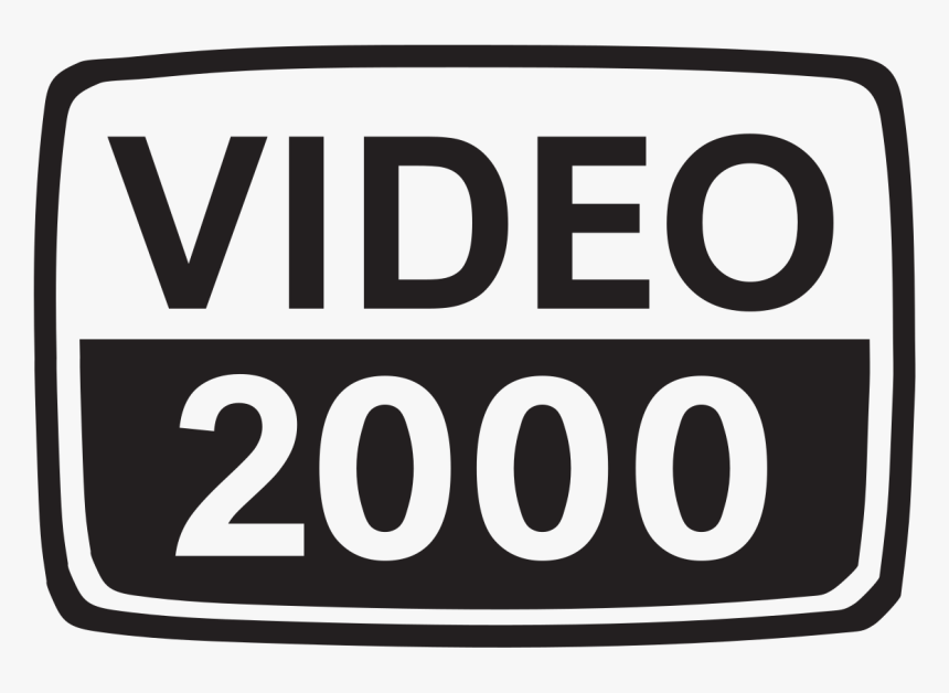 Hi Fi Stereo Logo Vhs , Png Download - Video 2000 Logo, Transparent Png, Free Download