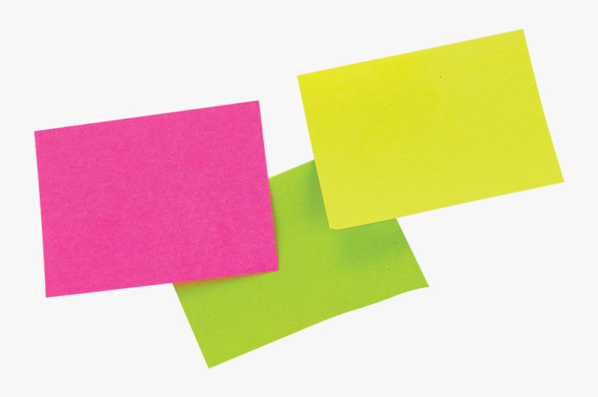 Sticky Notes New Fluorescent - Fluorescent Post It Notes, HD Png Download, Free Download