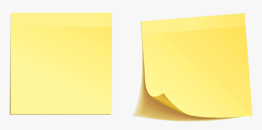 Big Sticky Note Image No Writing - Post It Note Peeling, HD Png Download, Free Download