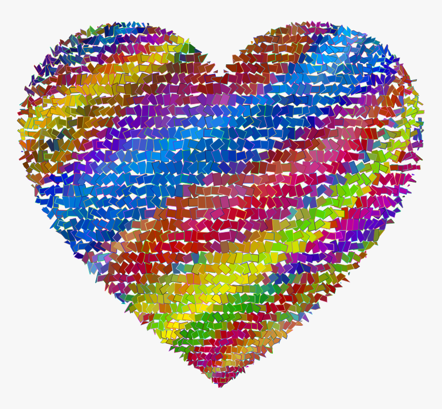 Heart Mosaic, HD Png Download, Free Download