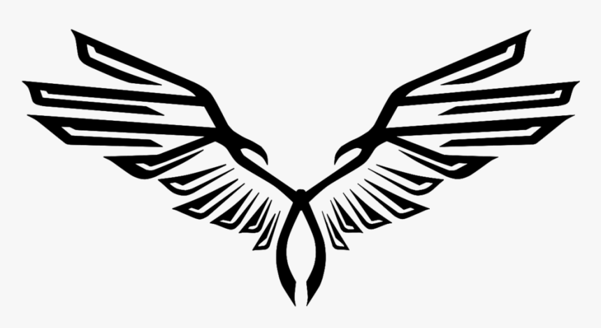 Wing,black And - Eagle Wings Logo Png, Transparent Png, Free Download