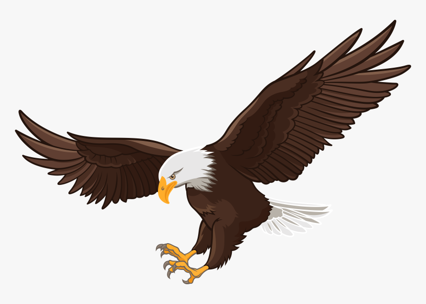 cute eagle clip art black and white