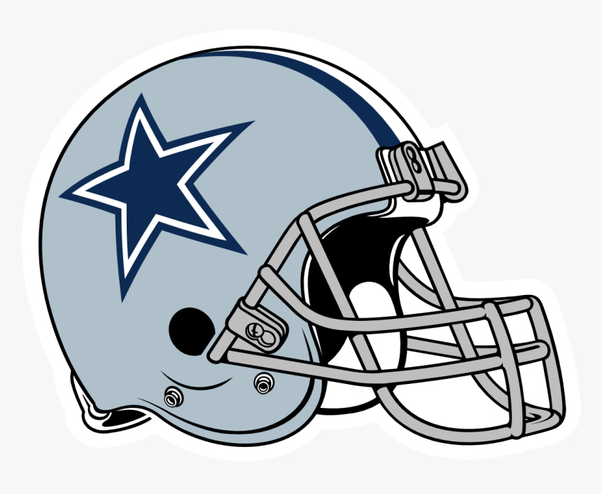 Dallas Cowboys Nfl American Football Helmets Cleveland - Dallas Cowboys Helmet Logo, HD Png Download, Free Download